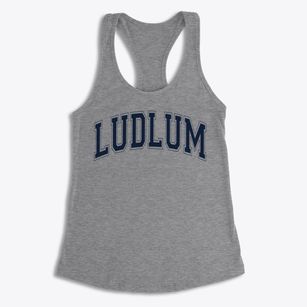 Ludlum Elementary School Varsity Arch Women's Racerback Tank