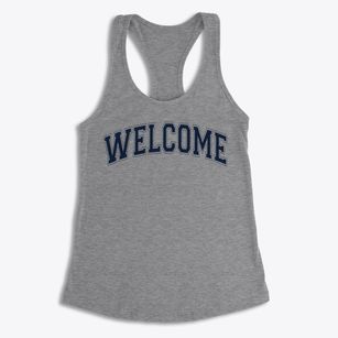 Welcome Elementary School Varsity Arch Women's Racerback Tank