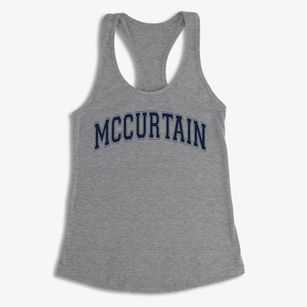 Mccurtain High School Varsity Arch Women's Racerback Tank