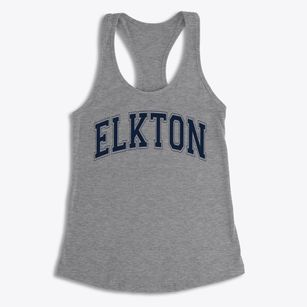 Elkton Elementary School Varsity Arch Women's Racerback Tank