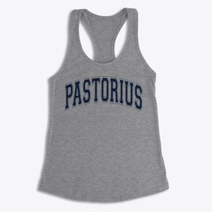 Pastorius Elementary School Varsity Arch Women's Racerback Tank