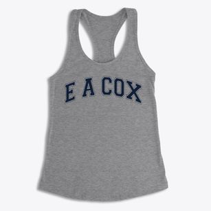 E A Cox Middle School Varsity Arch Women's Racerback Tank