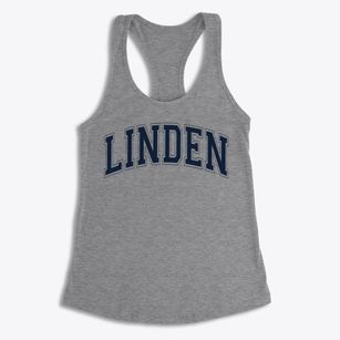 Linden Elementary School Varsity Arch Women's Racerback Tank