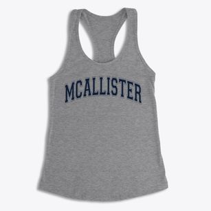 Mcallister Middle School Varsity Arch Women's Racerback Tank