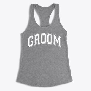 Groom High School Varsity Arch Women's Racerback Tank
