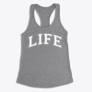 Life Christian School Varsity Arch Women's Racerback Tank
