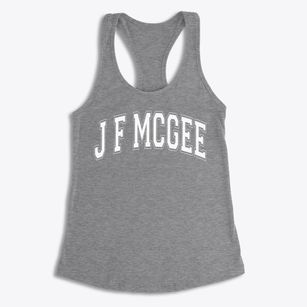 J F Mcgee Elementary School Varsity Arch Women's Racerback Tank