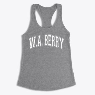 W. A. Berry High School Varsity Arch Women's Racerback Tank