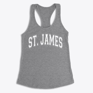 Saint James School Varsity Arch Women's Racerback Tank