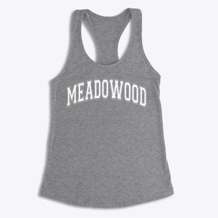Meadowood School Varsity Arch Women's Racerback Tank