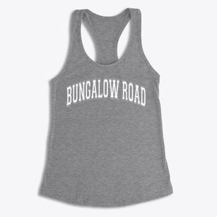 Bungalow Road Elementary School Varsity Arch Women's Racerback Tank