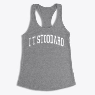 I T Stoddard Elementary School Varsity Arch Women's Racerback Tank