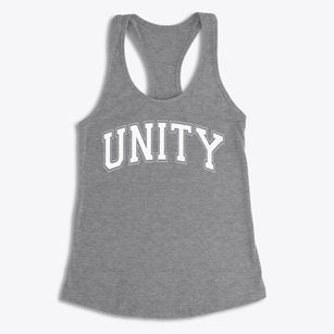 Unity Christian School Varsity Arch Women's Racerback Tank