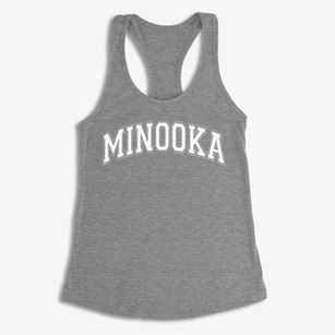 Minooka High School Varsity Arch Women's Racerback Tank