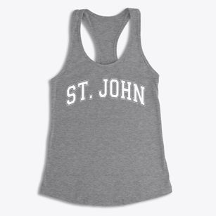 St. John High School Varsity Arch Women's Racerback Tank