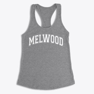 Melwood Elementary School Varsity Arch Women's Racerback Tank