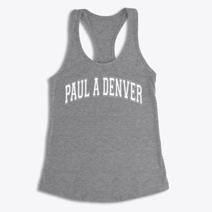 Paul A Denver Elementary School Varsity Arch Women's Racerback Tank