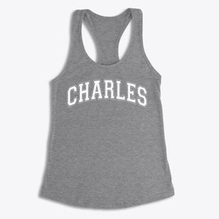 Charles H Goodwill Inn School Varsity Arch Women's Racerback Tank