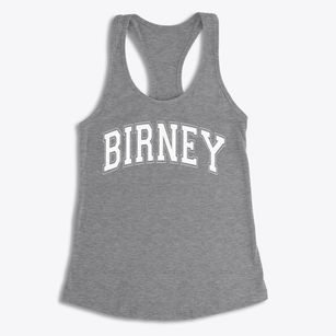 Birney Elementary School Varsity Arch Women's Racerback Tank