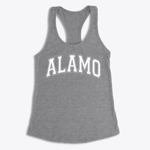 Alamo Elementary School Varsity Arch Women's Racerback Tank