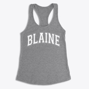 Blaine High School Varsity Arch Women's Racerback Tank
