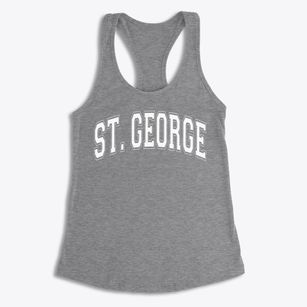 Saint George School Varsity Arch Women's Racerback Tank
