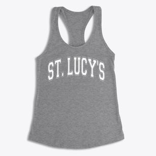 Saint Lucy's School Varsity Arch Women's Racerback Tank