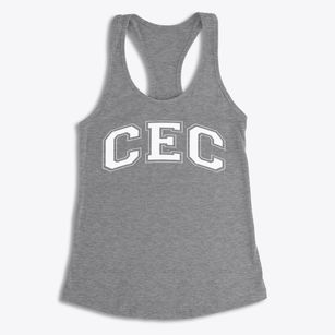 Cec Varsity Arch Women's Racerback Tank