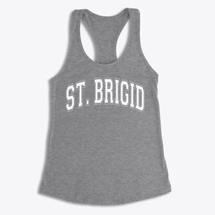 Saint Brigid School Varsity Arch Women's Racerback Tank