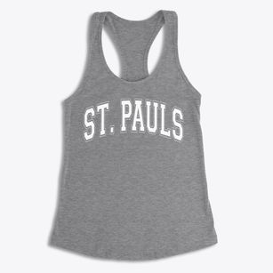 Saint Pauls High School Varsity Arch Women's Racerback Tank