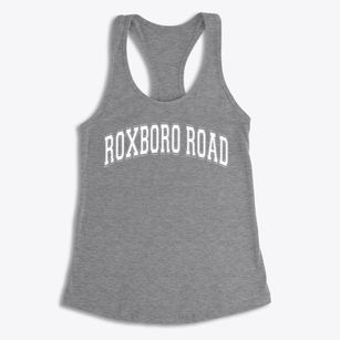 Roxboro Road Elementary School Varsity Arch Women's Racerback Tank