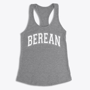 Berean Junior Academy Varsity Arch Women's Racerback Tank
