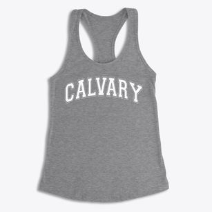 Calvary Christian School Varsity Arch Women's Racerback Tank