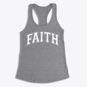 Faith Christian School Varsity Arch Women's Racerback Tank
