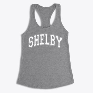 Shelby Middle School Varsity Arch Women's Racerback Tank