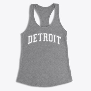 Detroit Elementary School Varsity Arch Women's Racerback Tank