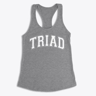 Triad School Varsity Arch Women's Racerback Tank