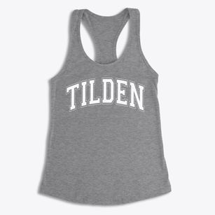 Tilden Middle School Varsity Arch Women's Racerback Tank
