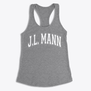 J.l. Mann High School Varsity Arch Women's Racerback Tank