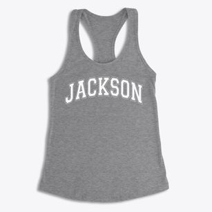 Jackson Christian Middle School Varsity Arch Women's Racerback Tank