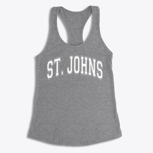 Saint Johns Lutheran School Varsity Arch Women's Racerback Tank