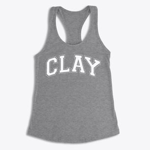 Clay Academy Varsity Arch Women's Racerback Tank