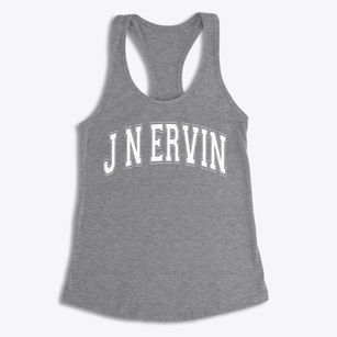 J N Ervin Elementary School Varsity Arch Women's Racerback Tank