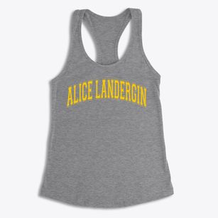 Alice Landergin Elementary School Varsity Arch Women's Racerback Tank