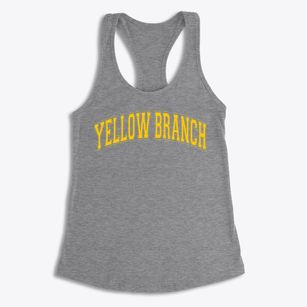 Yellow Branch Elementary School Varsity Arch Women's Racerback Tank
