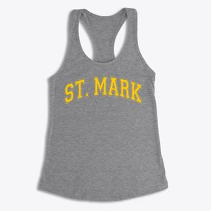 St. Mark Lutheran Varsity Arch Women's Racerback Tank