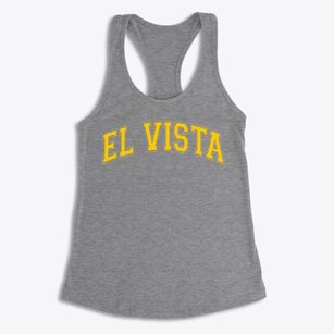 El Vista Elementary School Varsity Arch Women's Racerback Tank