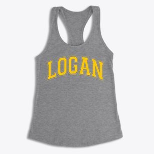 Logan School Varsity Arch Women's Racerback Tank
