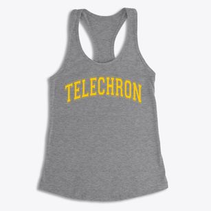 Telechron Elementary School Varsity Arch Women's Racerback Tank