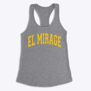 El Mirage Elementary School Varsity Arch Women's Racerback Tank